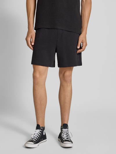 Tommy Jeans Relaxed Fit Sweatshorts mit Strukturmuster Black 4
