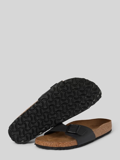 Birkenstock Slippers met doornsluiting, model 'Madrid' Zwart - 3