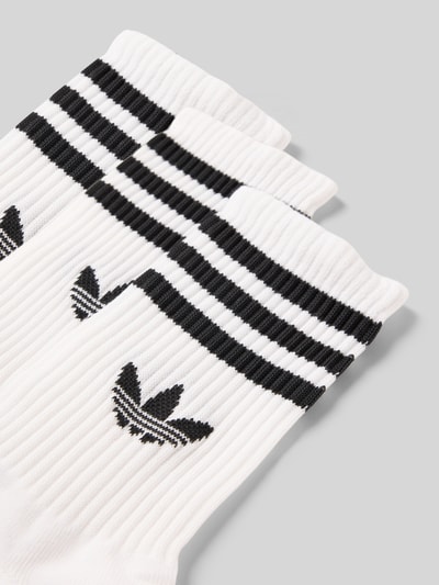 adidas Originals Skarpety z nadrukiem z logo w zestawie 3 szt. Biały 2