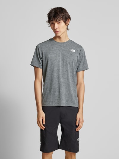 The North Face T-Shirt mit Label-Print Graphit 4