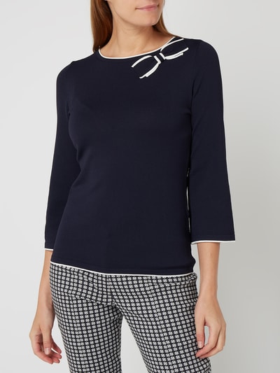 Betty Barclay Pullover mit Zierschleife  Marine 4