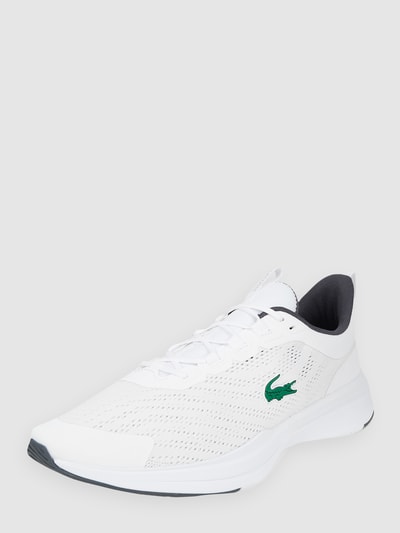 Lacoste Sneaker aus Mesh Modell 'Run Spin' Weiss 1