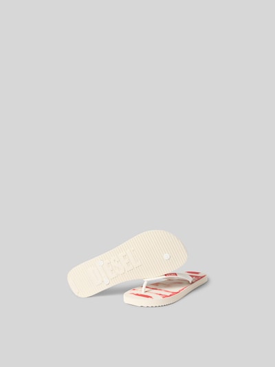 Diesel Zehentrenner mit Label-Detail Weiss 5