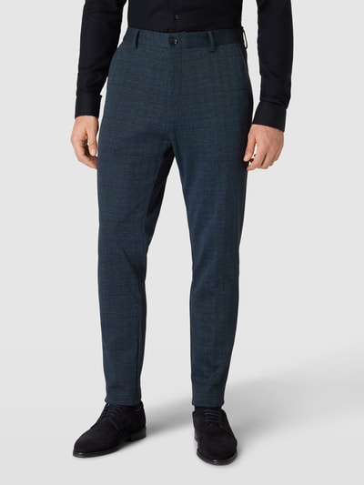 Strellson Pantalon in gemêleerde look, model 'Tius' Marineblauw - 4