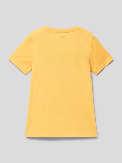 Levi’s® Kids T-Shirt mit Label-Print Modell 'BATWING' Orange 3