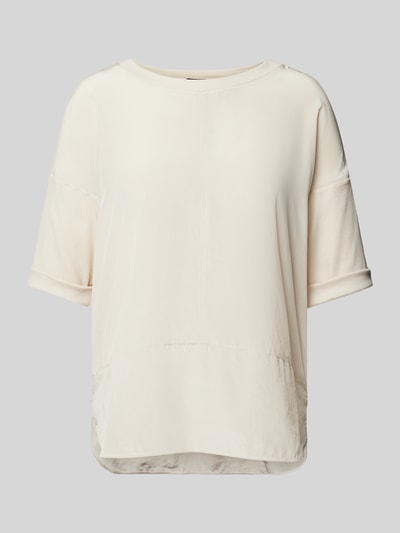 Marc Cain T-Shirt in unifarbenem Design Sand 2