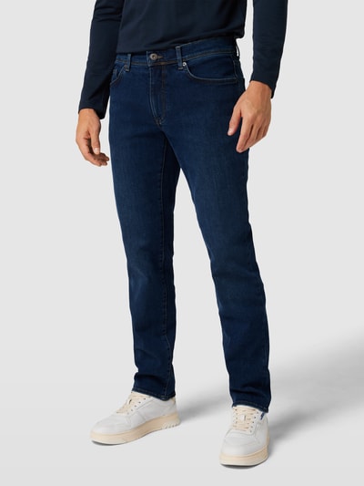 Brax Straight Fit Jeans mit Label-Detail Modell 'CADIZ' Blau 4