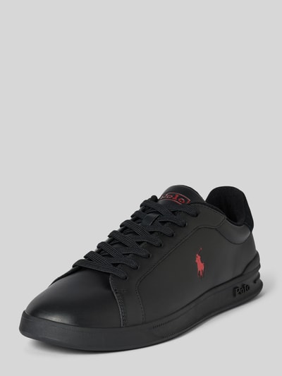 Polo Ralph Lauren Sneakers met logostitching Zwart - 1