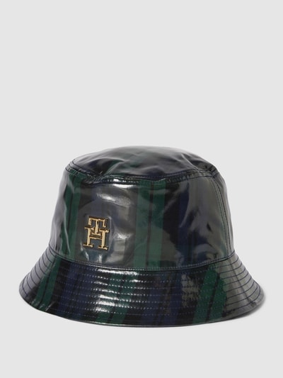 Tommy Hilfiger Czapka typu bucket hat ze wzorem w kratę model ‘EAST COAST’ Czarny 1