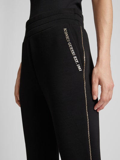 Guess Regular fit sweatpants met galonstrepen, model 'SIMONNE' Zwart - 3