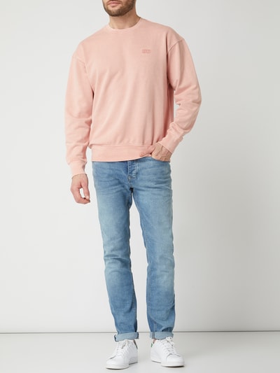 Levi's® Bluza z bawełny z wyhaftowanym logo  Różowy 1