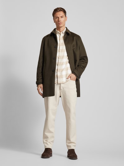 MCNEAL Tailored fit vrijetijdsoverhemd met button-downkraag  Offwhite - 1