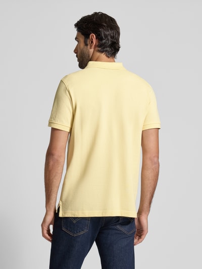 MCNEAL Poloshirt mit Label-Stitching Hellgelb 5