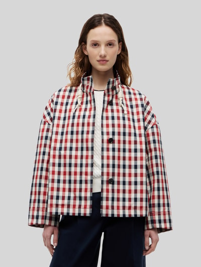 Tommy Hilfiger Boxy Fit Hemdjacke aus reiner Baumwolle Marine 4