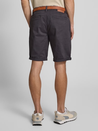 Redefined Rebel Regular Fit Chino-Shorts mit Gürtel Modell 'MIKE' Anthrazit 5