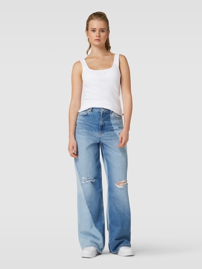 Levi's® Classic Fit Tanktop in Ripp-Optik Weiss 1