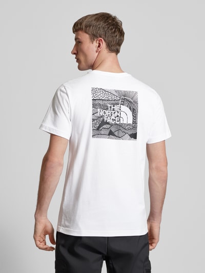 The North Face T-Shirt mit Label-Print Weiss 5