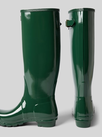Hunter Regular Fit Gummistiefel mit Schnallen Dunkelgruen 2