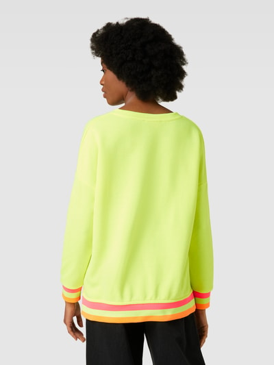 miss goodlife Sweatshirt mit V-Ausschnitt Neon Gelb 5