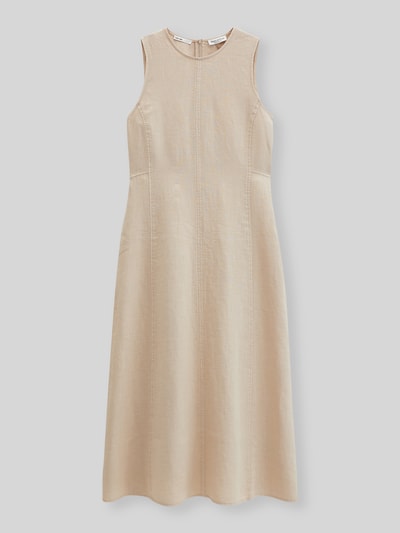 Marc O'Polo Körpernahes Midikleid aus reinem Leinen Sand 2