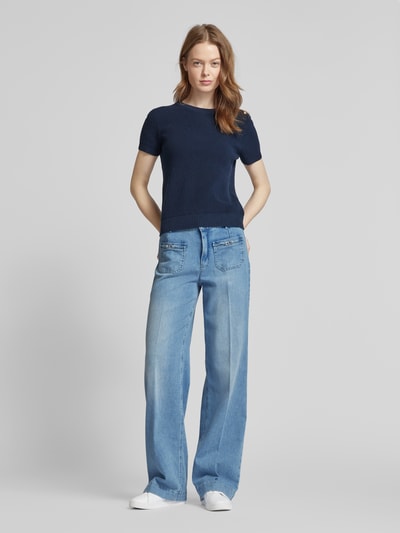 ROSNER Wide Leg Jeans mit Bügelfalten Modell 'Audrey' Hellblau 1