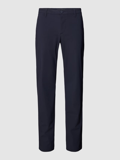 ALBERTO Slim fit broek met steekzakken Marineblauw - 2