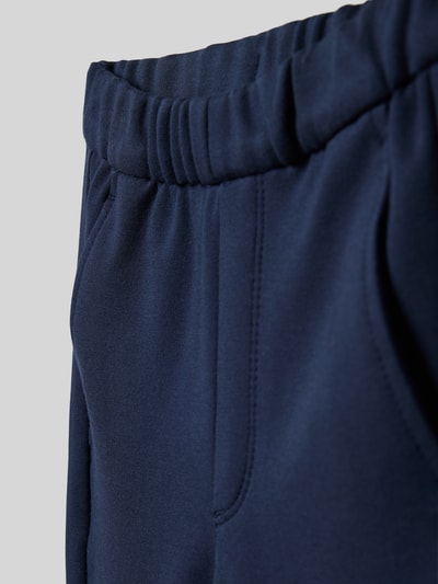 Produktfoto, Regular Fit Chino aus Viskose-Mix von s.Oliver RED LABEL, kolor granatowy, gładka struktura, elastyczny pas, boczne kieszenie