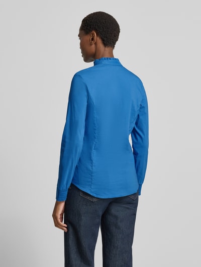 More & More Overhemdblouse met knoopsluiting Oceaanblauw - 5