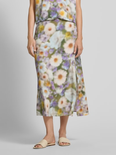 Armedangels Ausgestellter Midi-Rock aus Lyocell-Viskose-Mix Flieder 4