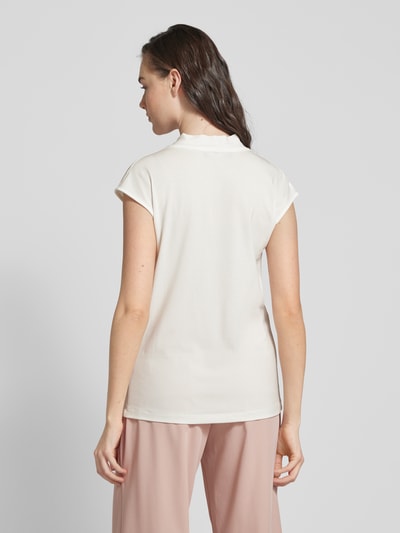 Weekend Max Mara T-Shirt mit Raffung Modell 'NEGOZI' Weiss 5