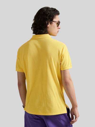 Polo Ralph Lauren Slim Fit Poloshirt aus reiner Baumwolle GELB 5