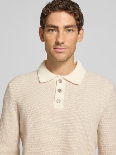 JOOP! COLLECTION Pullover van wolmix met viscose, model '24Vennios' Offwhite - 3