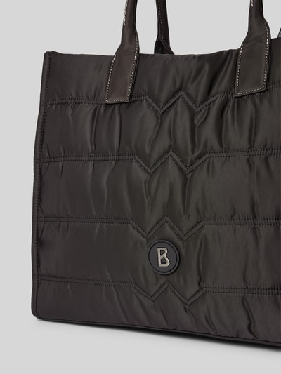 BOGNER Handtas met labeldetail, model 'wallis' Zwart - 3