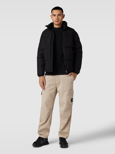 G-Star RAW Strickpullover mit Label-Patch Black 1