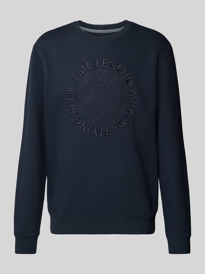 PME Legend Sweatshirt met ronde hals Koningsblauw - 2