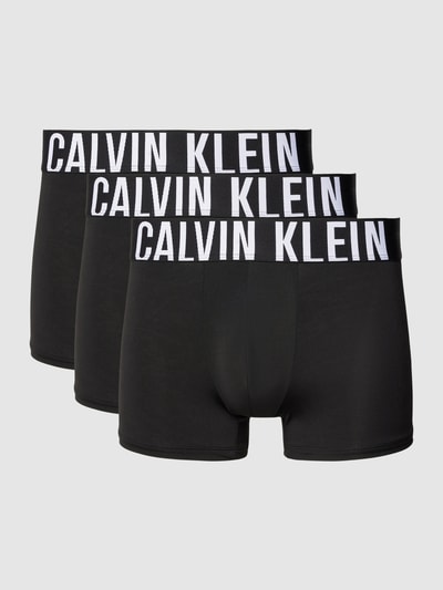 Calvin Klein Underwear Boxershort met elastische band met logo in een set van 3 stuks Zwart - 1