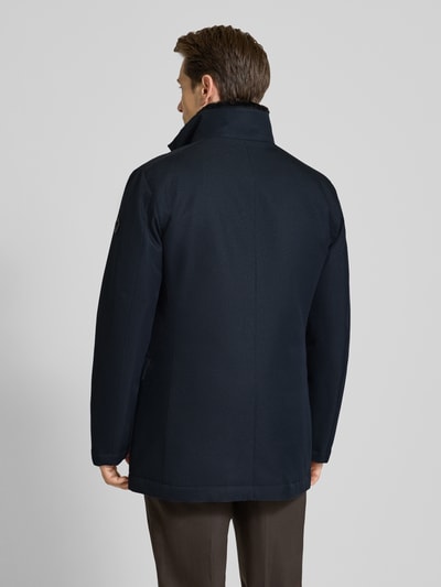 JOOP! Collection Lange jas met klepzakken, model 'DARRY' Marineblauw - 5