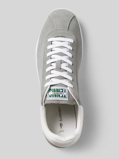 Lacoste Sneaker mit Logo-Print Modell 'BASESHOT' Hellgrau 3