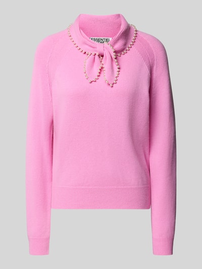 Essentiel Antwerp Regular Fit Pullover aus Woll-Kaschmir-Mix Modell 'KASA' Rosa 1