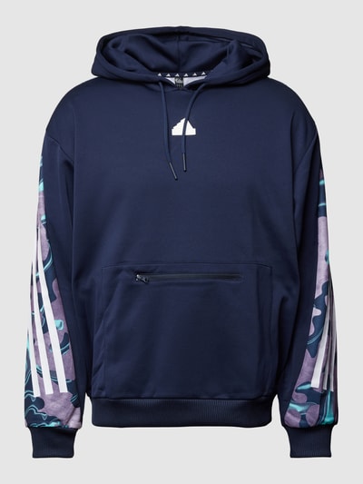 ADIDAS SPORTSWEAR Hoodie mit Galonstreifen Dunkelblau 1