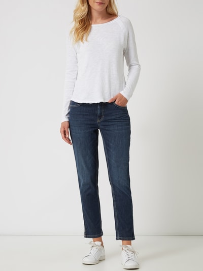 MAC Cropped Jeans mit Stretch-Anteil Modell 'Melanie'  Hellblau 1