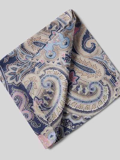 Prince Bowtie Strik en pochet in de set Marineblauw - 3