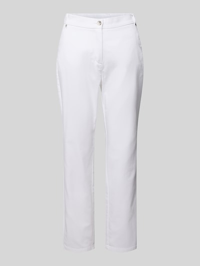 TONI Regular Fit Chino mit verkürztem Schnitt Modell 'Sue' Weiss 2