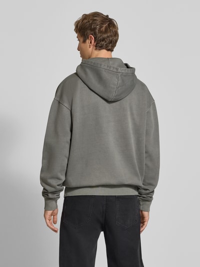 PEGADOR Oversized Hoodie aus Baumwoll-Mix Dunkelgrau 5