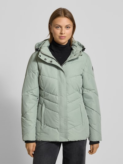 G.I.G.A. DX Gewatteerd regular fit jack met capuchon Mintgroen - 4