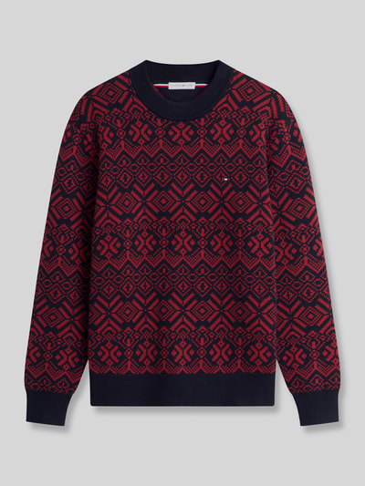 Tommy Hilfiger Pullover mit Logo-Detail Rot 2
