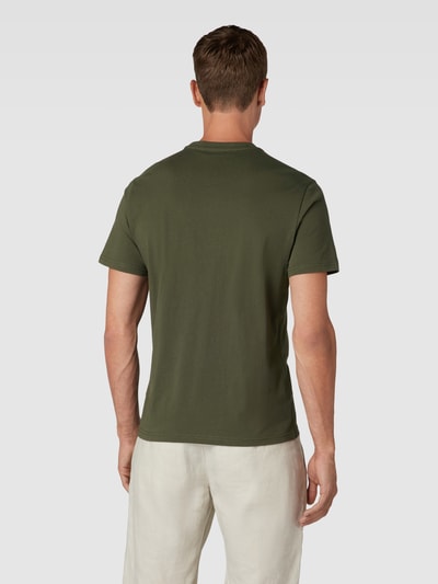 Napapijri T-shirt z wyhaftowanym logo model ‘SALIS’ Oliwkowy 5