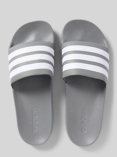 adidas Sportswear Badeschuhe mit Label-Schriftzug Mittelgrau 3
