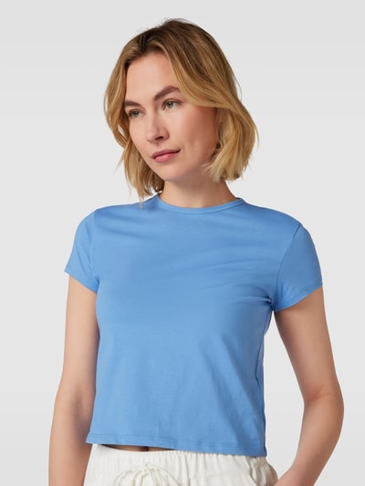 Jake*s Casual T-shirt met ronde hals Bleu - 3