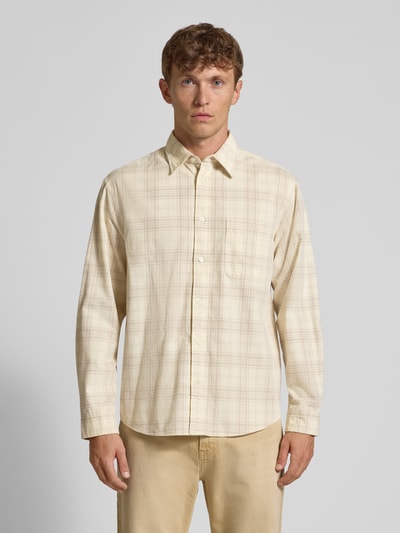 SELECTED HOMME Regular Fit Freizeithemd aus reiner Baumwolle Offwhite 4